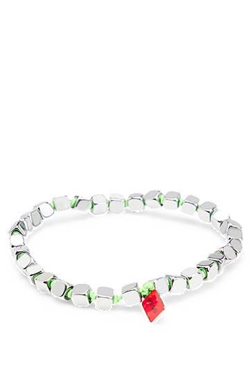 Armbånd BOSS Steel Cube Elastic Bracelet Metalisk | 50532338, 0
