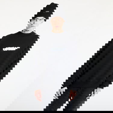 Sweatshirt Off-White Off-White Spray Arrow Skate Crewneck Sort | OMBA054S25FLE0041001, 0