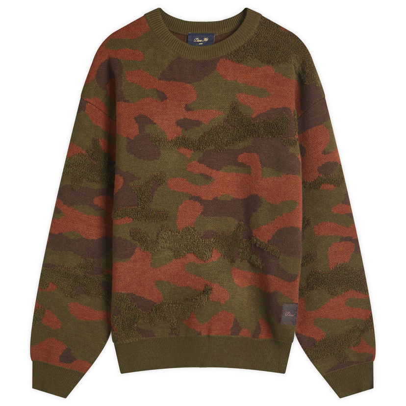 Sweater Dime Dime Camo Chenille Knit, Size Large Grøn | DIME2SP254WOO