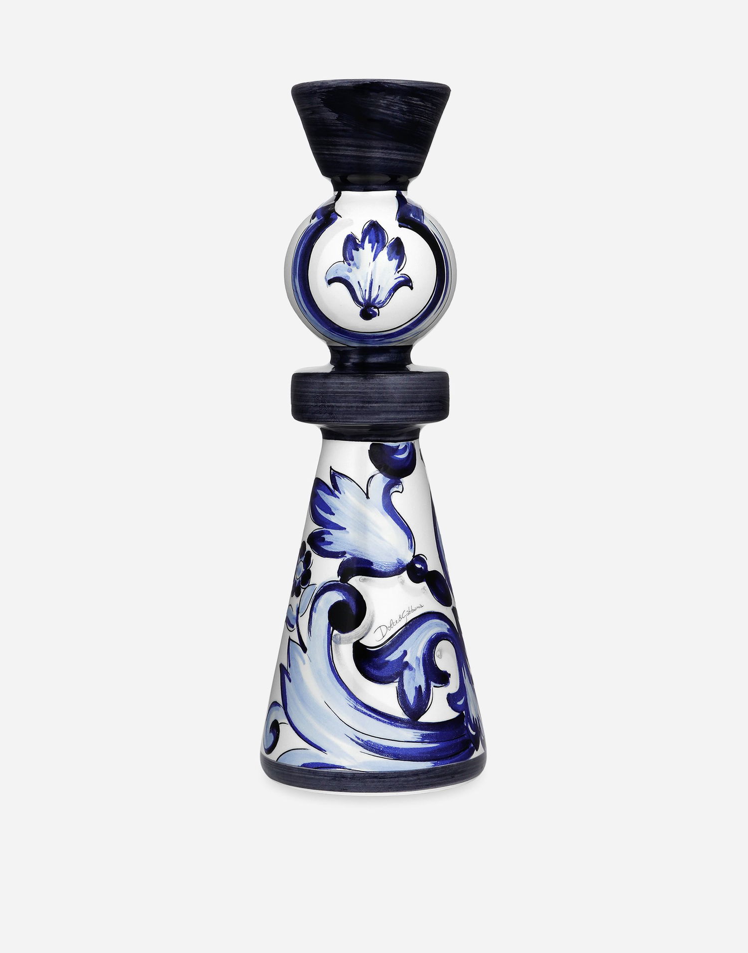 Stearinlys Dolce & Gabbana Ceramic Candle Holder Large Onesize Blå | TCC186TCACDUB001, 0