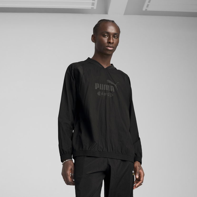Vindjakke Puma Special Items KING Training Sweatshirt Sort | 631675_01