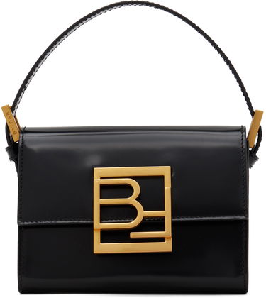 Håndtaske BY FAR Mini Patent Leather Shoulder Bag Sort | 21FWFRNOBLWSMA, 0