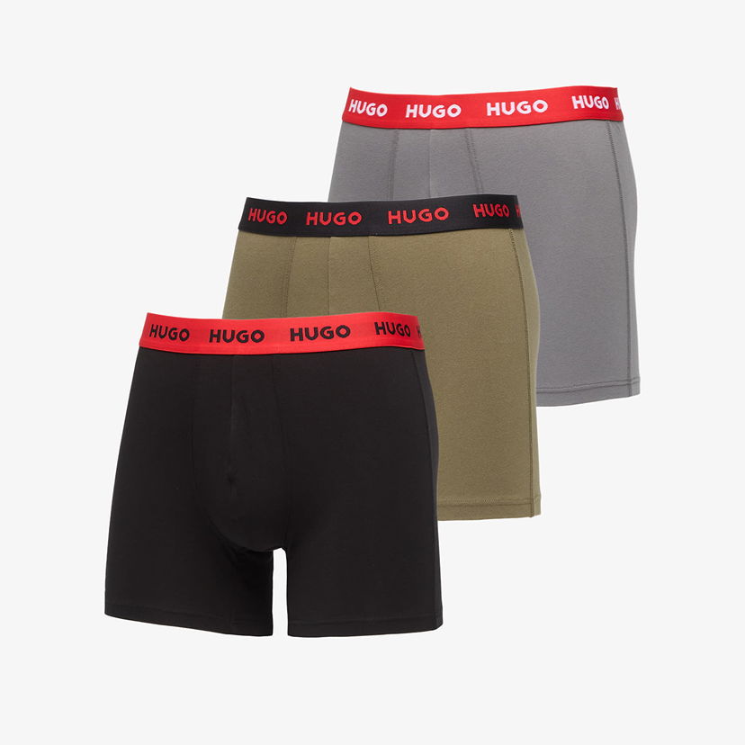 Boksere BOSS Hugo Boss 3-Pack Boxer Briefs Flerfarvet | 50532613-988