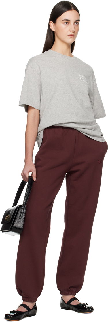 T-shirt Anine Bing Anine Bing Myers Serif T-Shirt Grå | A-08-10522-WAGR1, 3