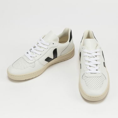 Sneakers og sko Veja V-10 Leather Extra Hvid | VX0200005A, 3