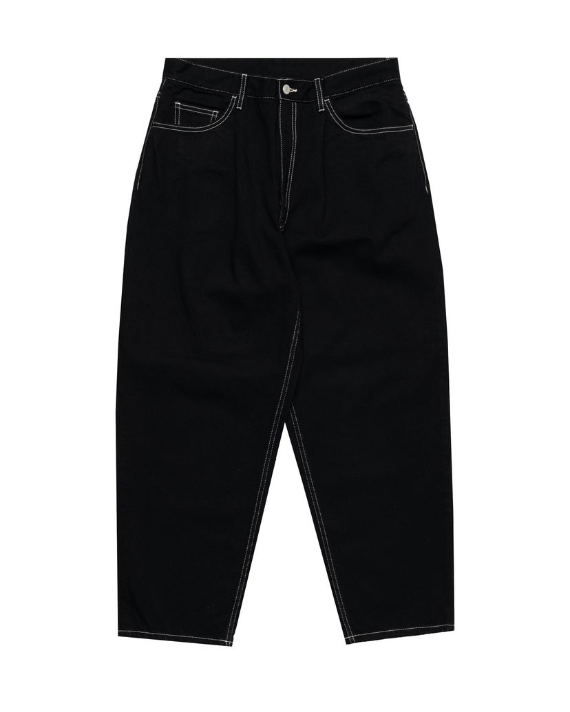 Jeans BEAMS Beams Wide Tapered Denim Pants Sort | 11211131791-19