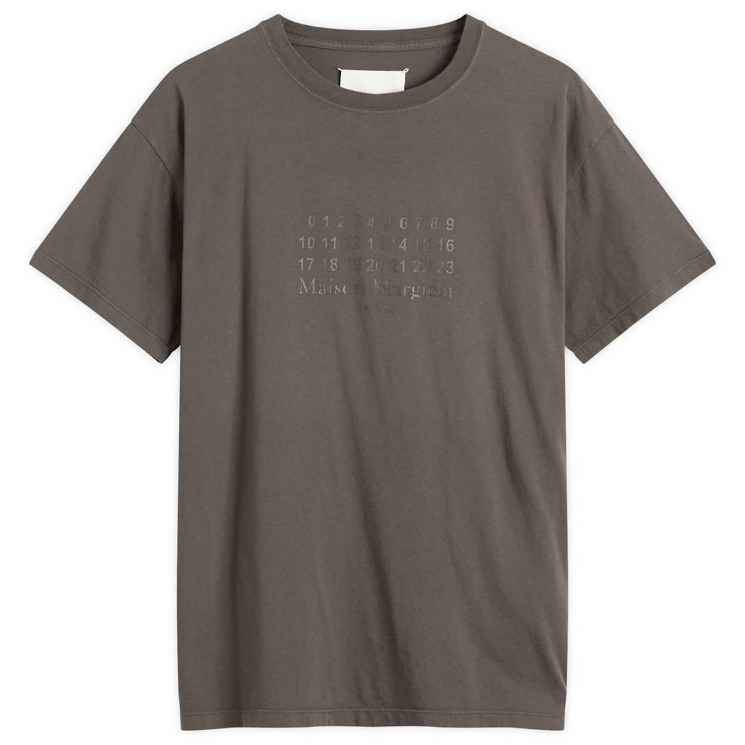 T-shirt Maison Margiela Numeric Logo T-Shirt Grå | S29GC0307-S24575-810, 1