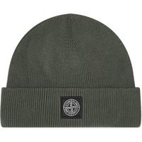 Beanie Stone Island Knitted Patch Beanie Grøn | 8015N02D7-V0059, 2