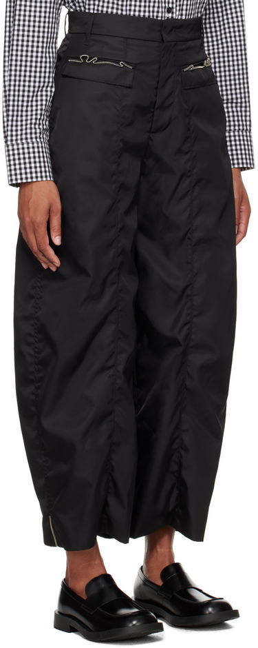 Cargo bukser ADER ERROR Elva Baggy Nylon Trousers Sort | BN01SSSA0203BK, 4