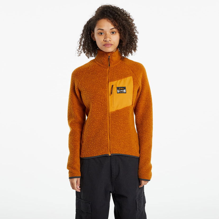 Sweater Lundhags Lundhags Flok Pile Wool Fleece Jacket Orange | 1123100-006