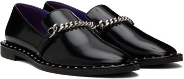 Sneakers og sko Stella McCartney Falabella Chain Loafers Sort | 810298AP0210, 3