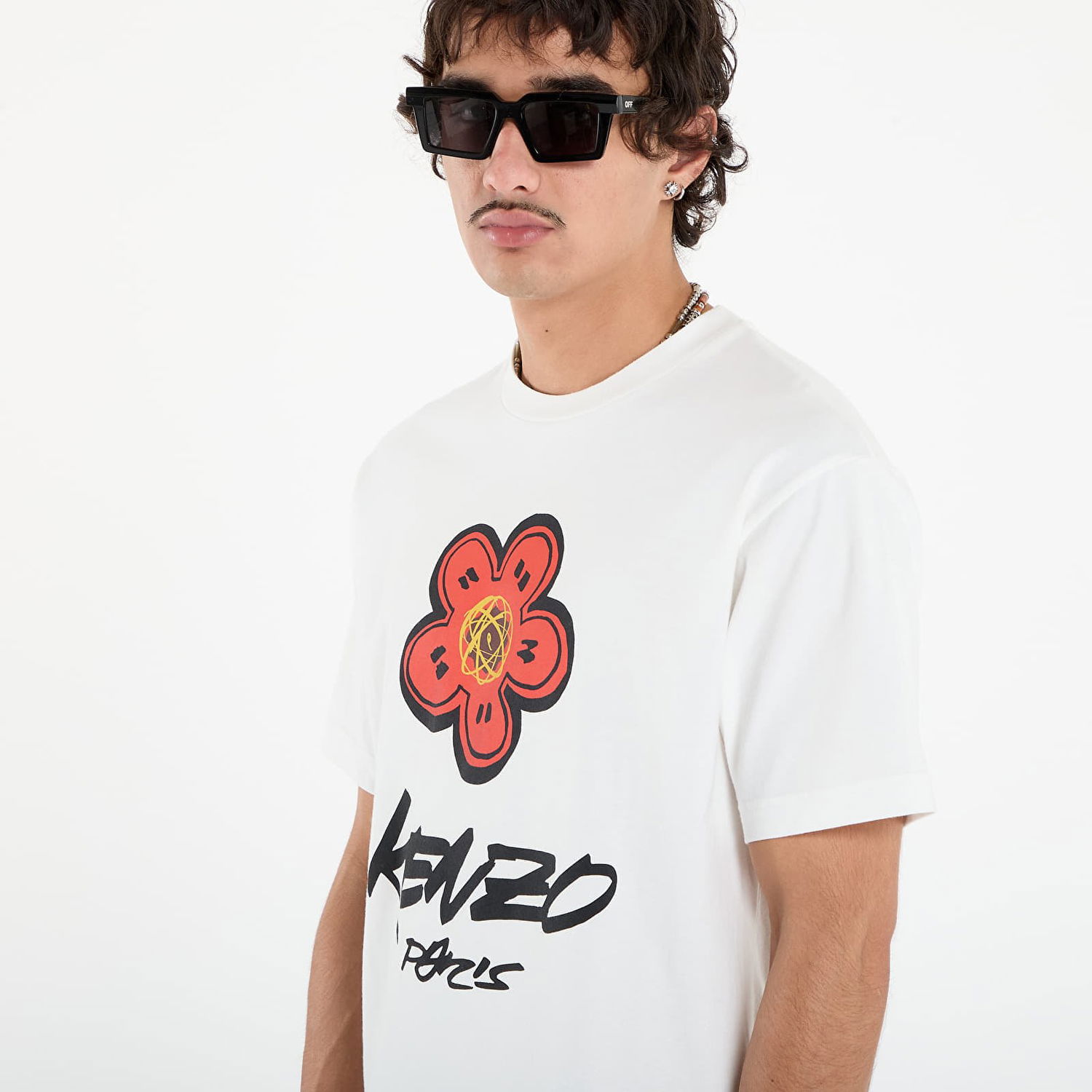 T-shirt KENZO KENZO x FUTURA 2000 T-Shirt Hvid | FF65TS2654SG.02, 1