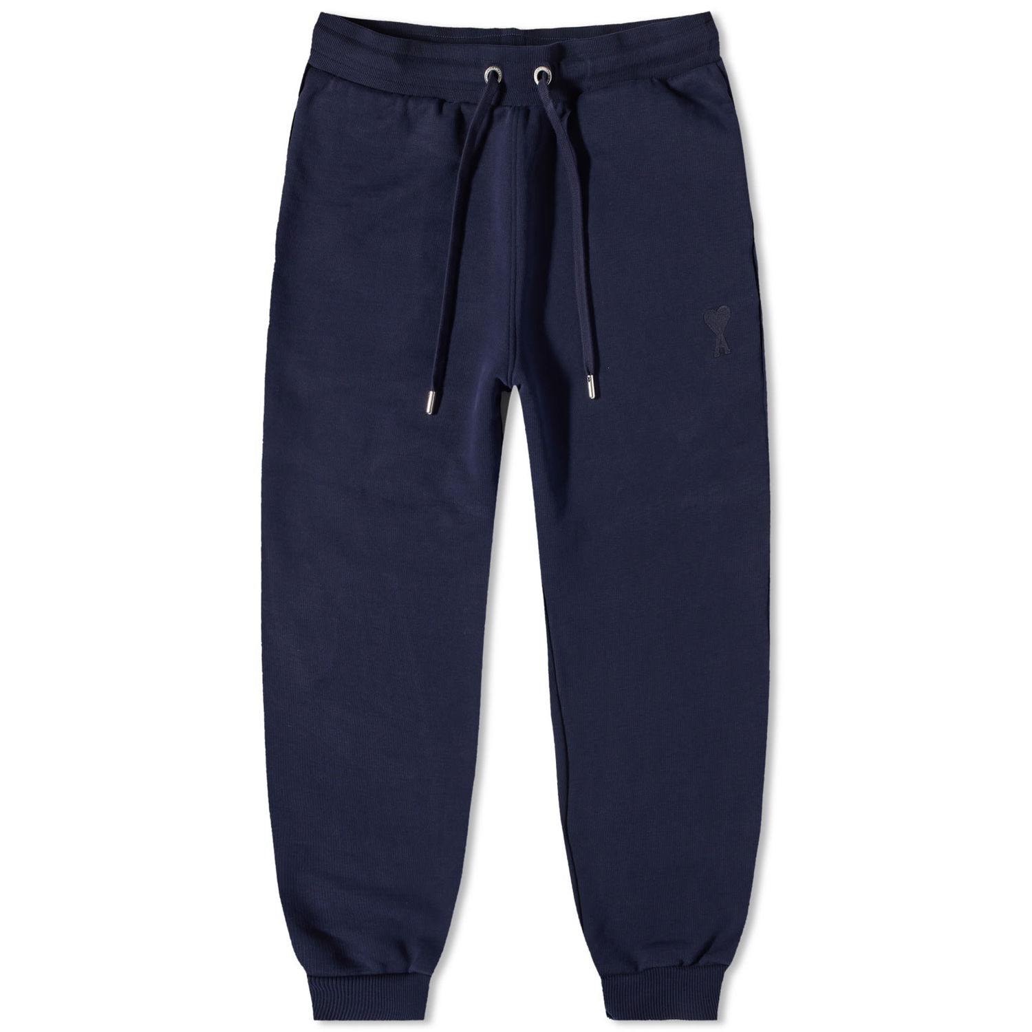 Joggingbukser AMI Tonal Small A Heart Sweat Pant Mørkeblå | UTR204-747-496, 0