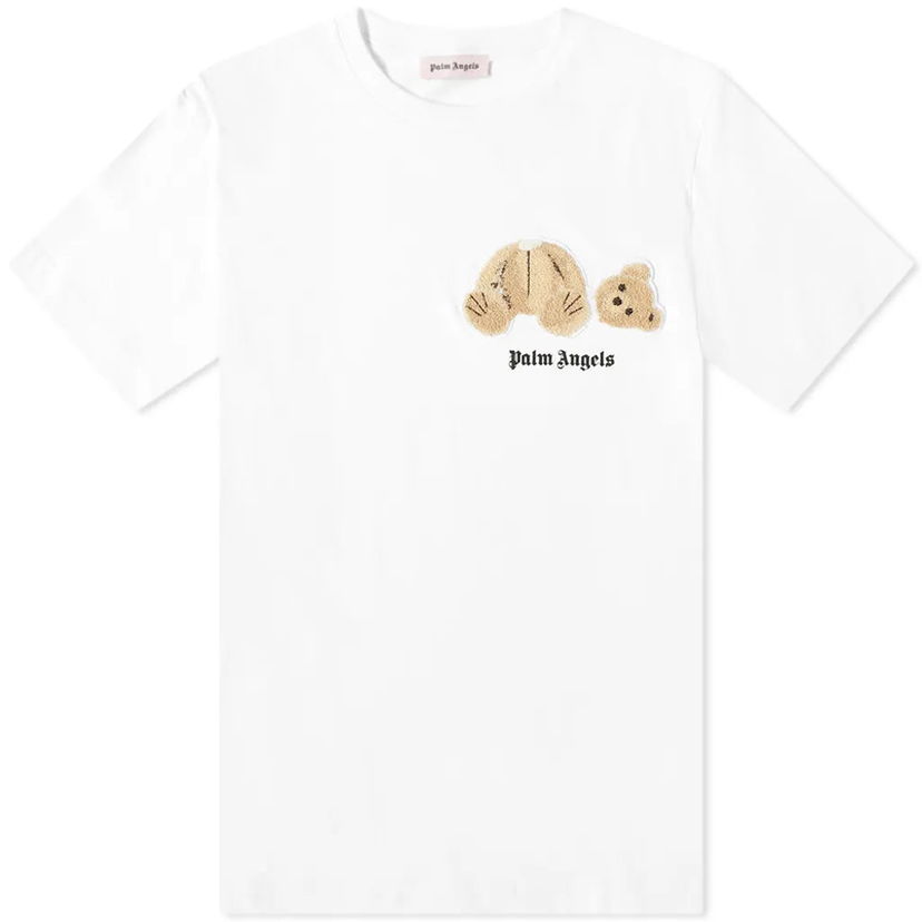 T-shirt Palm Angels Palm Angels Mini Bear Graphic T-Shirt Hvid | PMAA001F194130400150