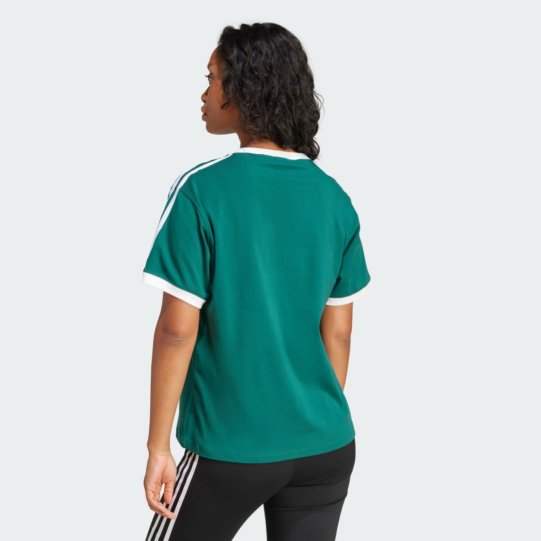 T-shirt adidas Performance 3-Stripes T-Shirt Grøn | JD4571, 1