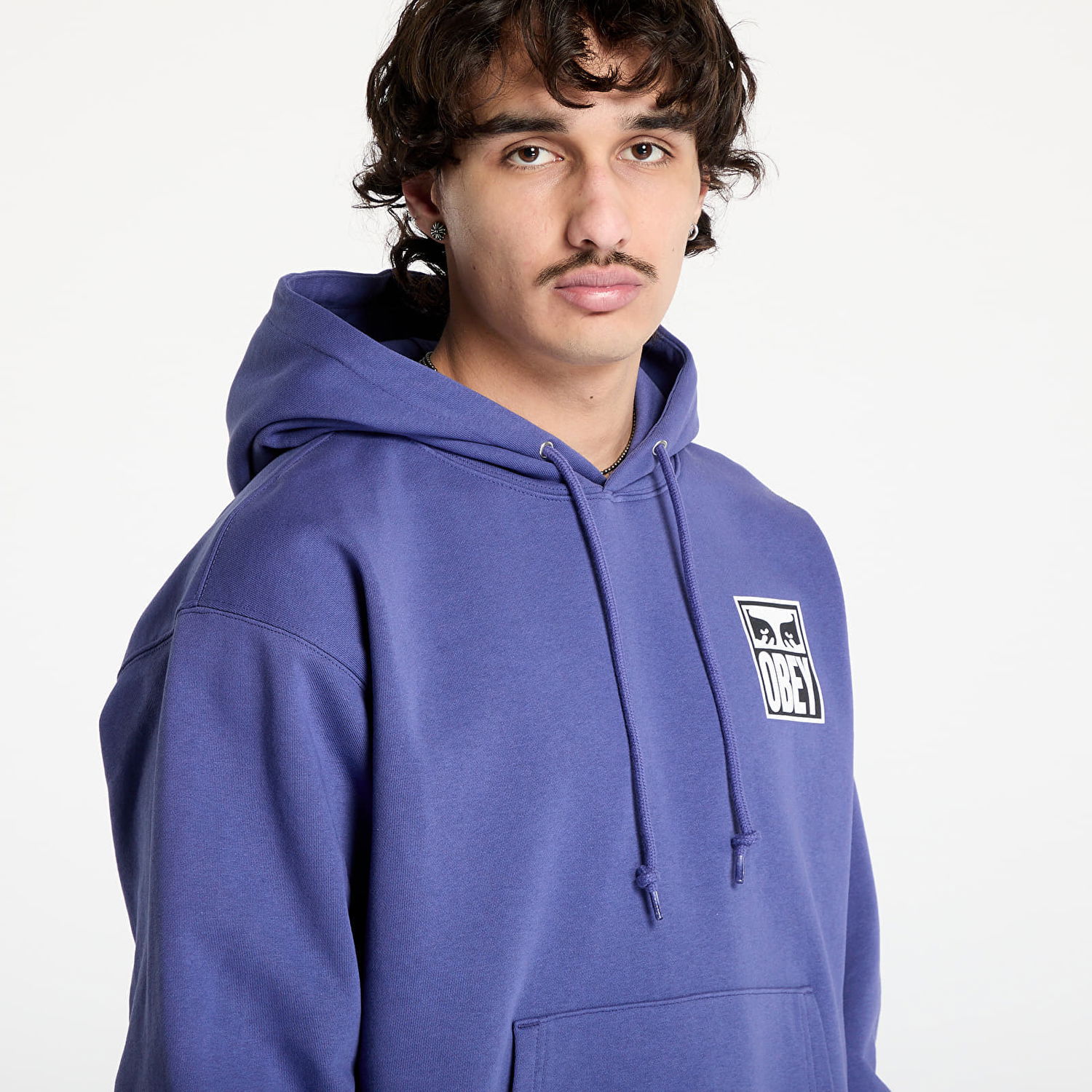 Sweatshirt OBEY OBEY Eyes Icon 2 Hoodie Lilla | 117462142-SIB, 1
