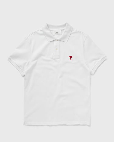 Polo skjorte AMI Small A Heart Polo Tee Hvid | BFUPL001-760-100, 3
