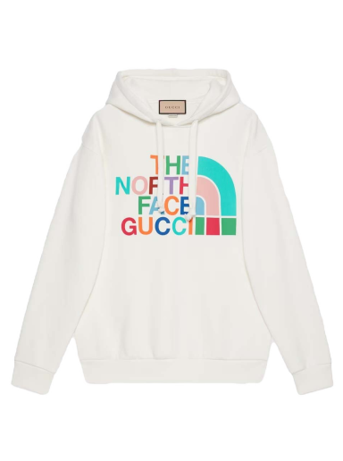 Sweatshirt Gucci x The North Face Cotton Sweatshirt Hvid | 615061 XJDYS 9095