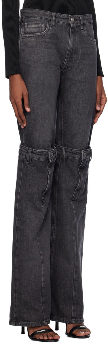 Jeans Coperni Coperni Open Knee Denim Jeans Sort | COPP55852, 1
