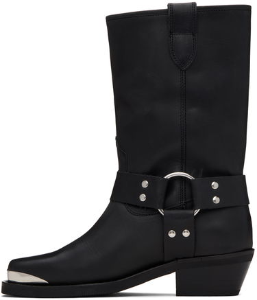 Tøj Anine Bing ANINE BING Ryder Leather Harness Boots Sort | A-14-1136-000, 2