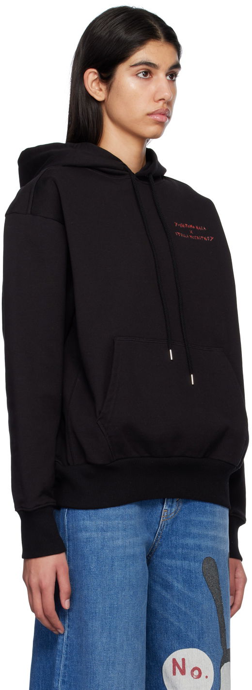 Sweatshirt Stella McCartney Printed Twins II Hoodie Sort | 6018463SNP43, 1