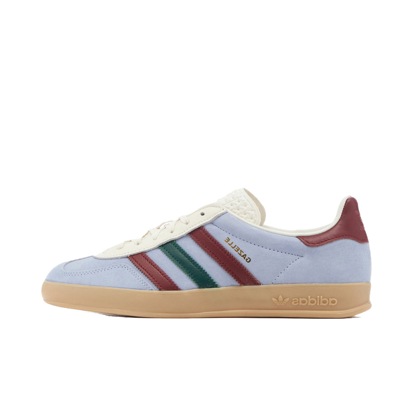 Sneakers og sko adidas Originals Gazelle Indoor Blue Dawn Collegiate Burgundy Grå | IG4994
