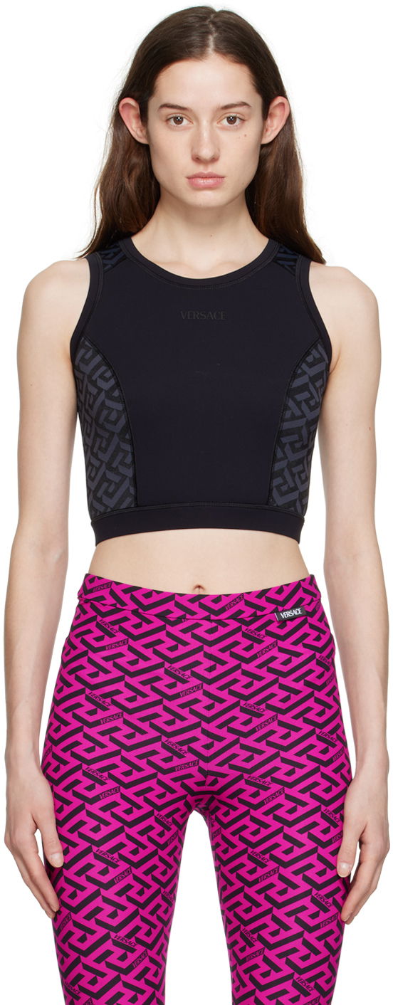 Tanktop Versace Versace Greca Sports Bra Sort | 1008682_1A06230_1B000
