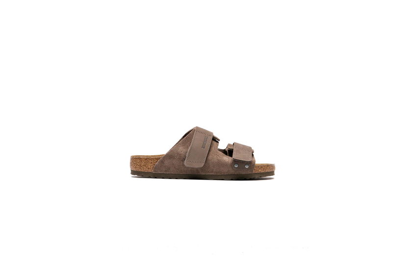 Sneakers og sko Birkenstock Uji Nubuck Sandals (Regular Fit) Brun | 1029200