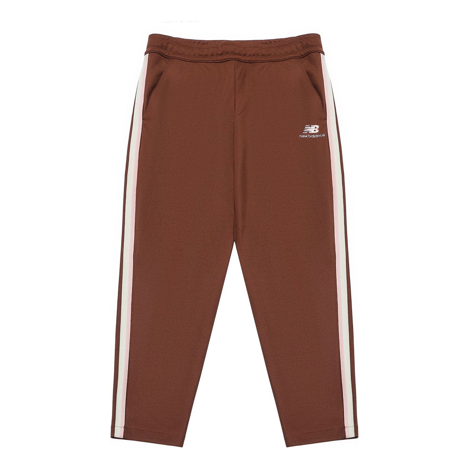 Joggingbukser New Balance Athletics Logo Running Pants Brun | AMP23550-ROK, 0