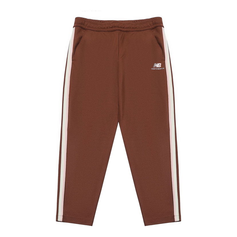 Joggingbukser New Balance Athletics Logo Running Pants Brun | AMP23550-ROK