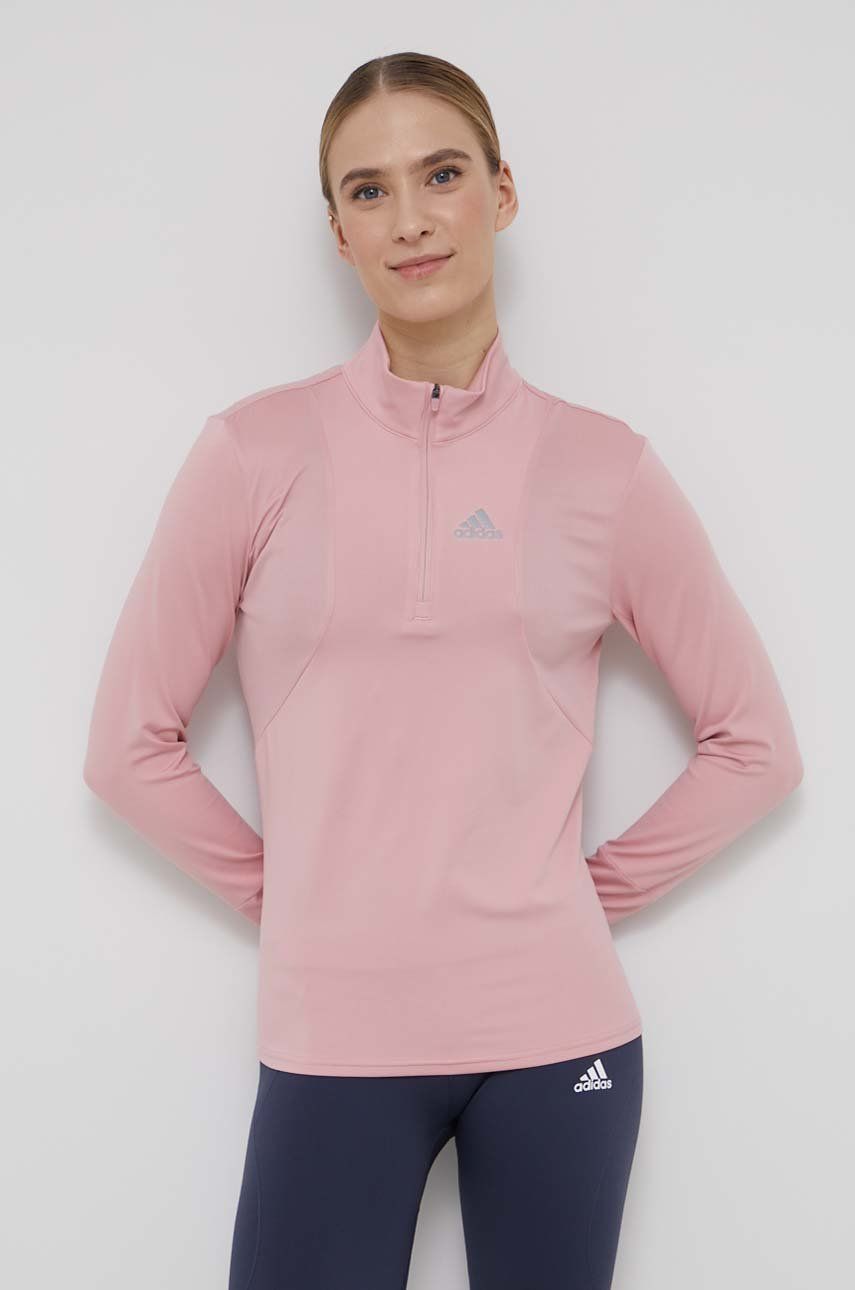 Sweater adidas Performance Performance Long Sleeve Running Top Lyserød | HC1771, 0