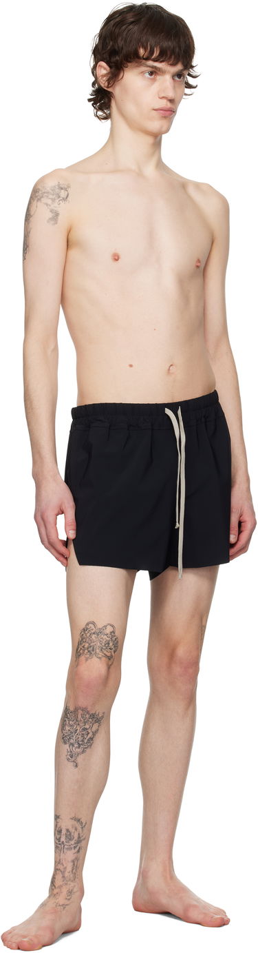 Badetøj Rick Owens Rick Owens Hollywood Boxer Swim Shorts Sort | RU01E5012 NS, 3