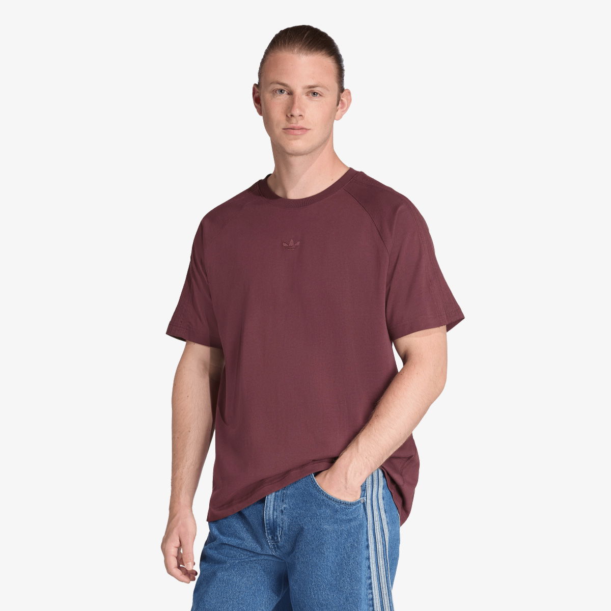 T-shirt adidas Performance Premium Essentials T-Shirt Bourgogne | JW1031, 1