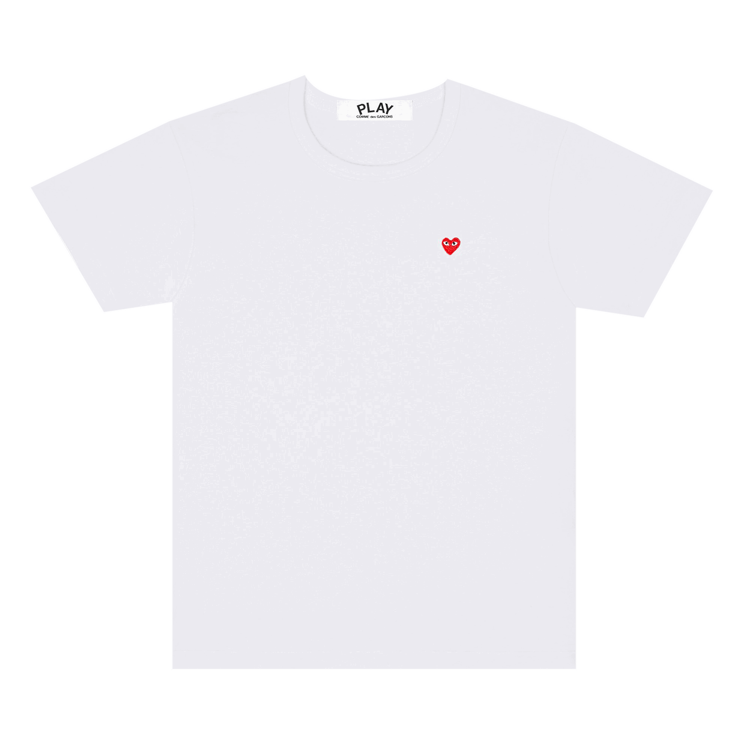 T-shirt Comme des Garçons PLAY Small Heart T-Shirt Hvid | AZ T303 051 2, 0