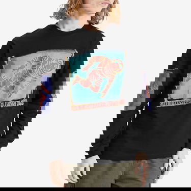 T-shirt BILLIONAIRE BOYS CLUB Billionaire Boys Club Astro Portrait Long Sleeve T-Shirt Sort | B25151-BLK, 2