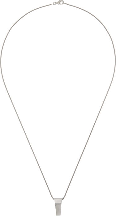 Halskæde Rick Owens Silver Porterville Mini Trunk Charm Necklace Metalisk | RJ0000099 MMT, 0