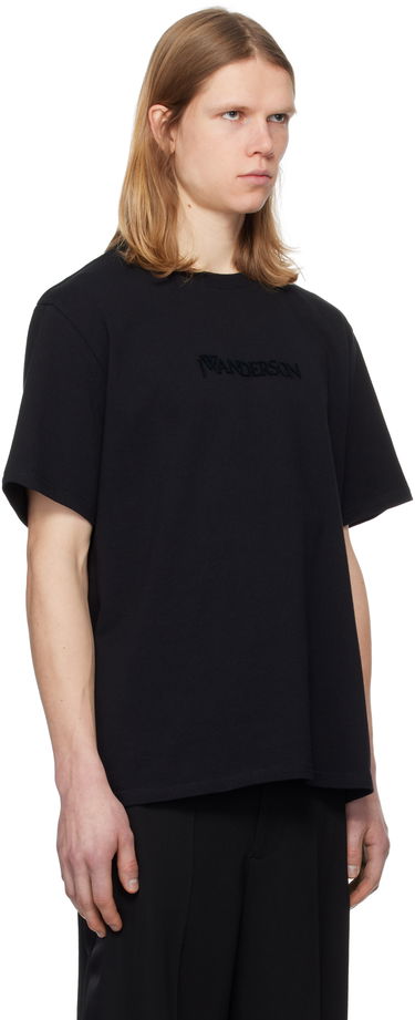 T-shirt JW Anderson JW Anderson Logo Embroidery T-Shirt Grå | JT0258-PG1510, 4