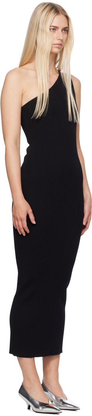 Kjole TOTEME Women's One-Shoulder Maxi Dress Sort | 233-6042-755, 1