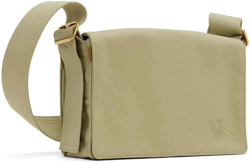 Skuldertaske Burberry Burberry Trench Leather Crossbody Bag Grøn | 8077398, 1
