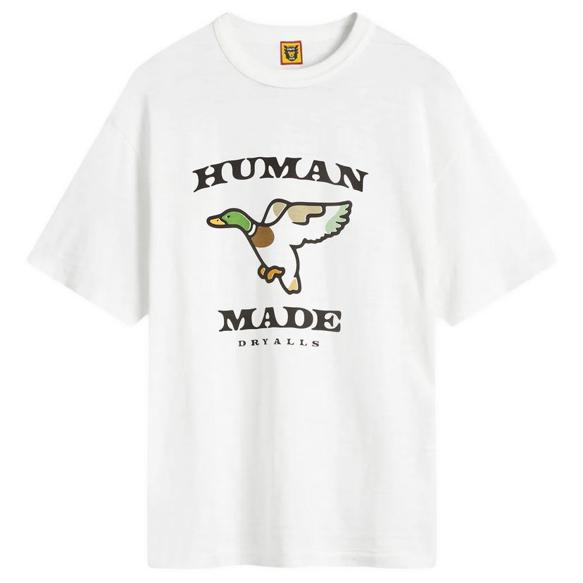 T-shirt Human Made Human Made Flying Duck Graphic Tee, Size Large Hvid | HM30TE009-WHT