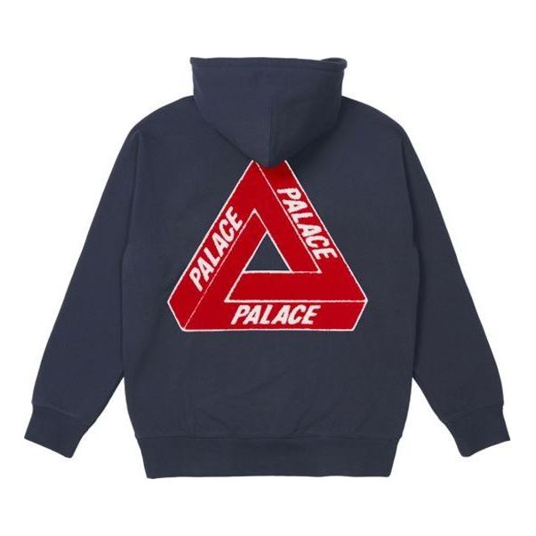 Sweatshirt Palace Triangle Logo Hoodie Blå | PAL-FW21-307