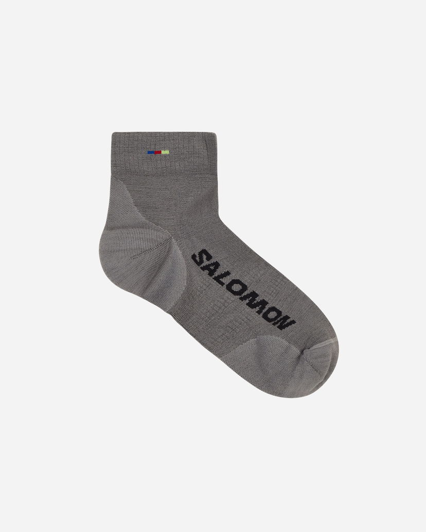 Undertøj og sokker Salomon Sunday Smart Ankle Socks Shark Skin Grå | LC2257900