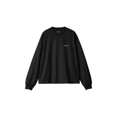 T-shirt Carhartt WIP Long Sleeve Grayson T-Shirt Sort | I034378_9, 2