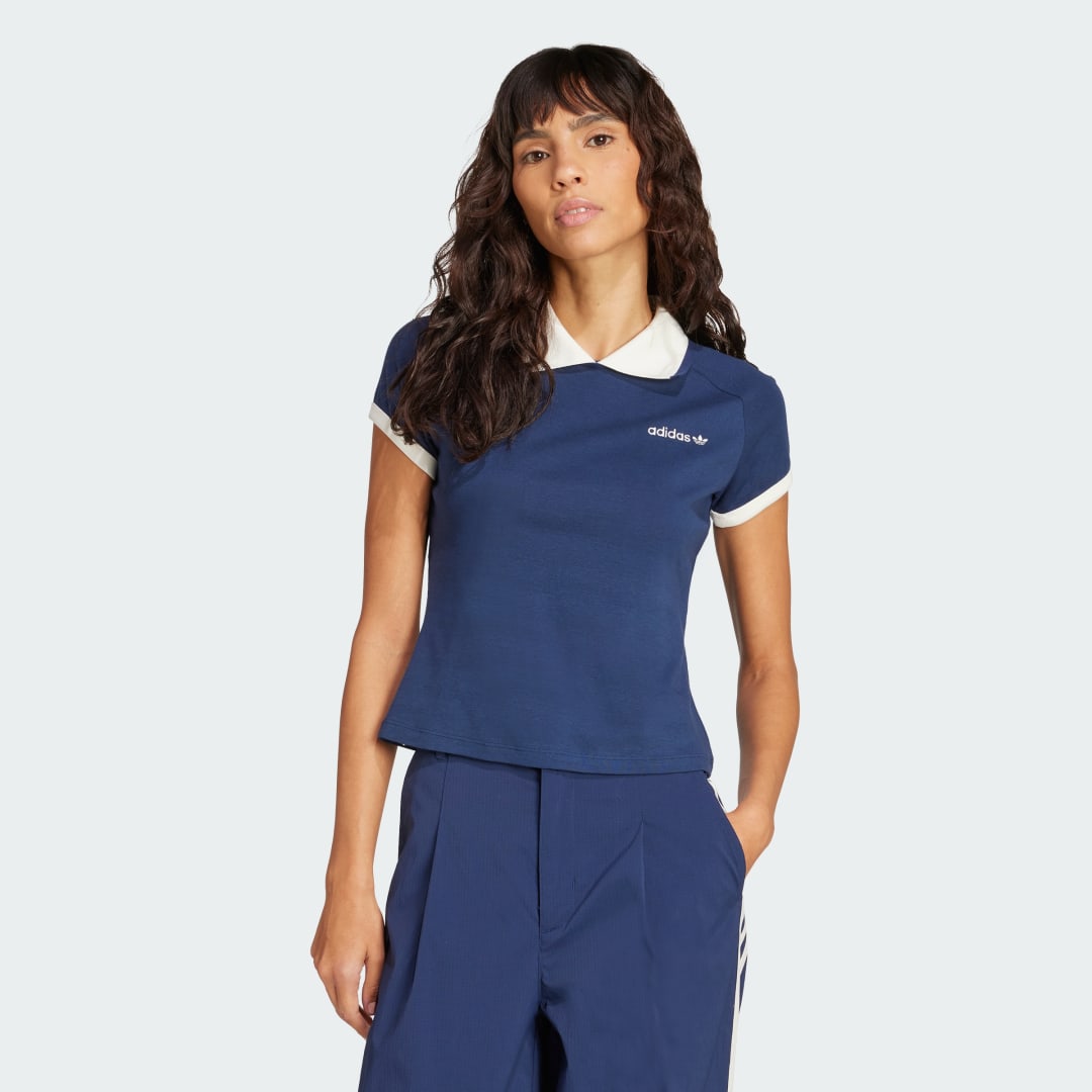 Polo skjorte adidas Performance Polo T-Shirt Blå | JY2829, 0