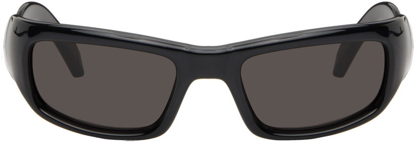 Solbriller Balenciaga Hamptons Rectangle Sunglasses Sort | BB0320S