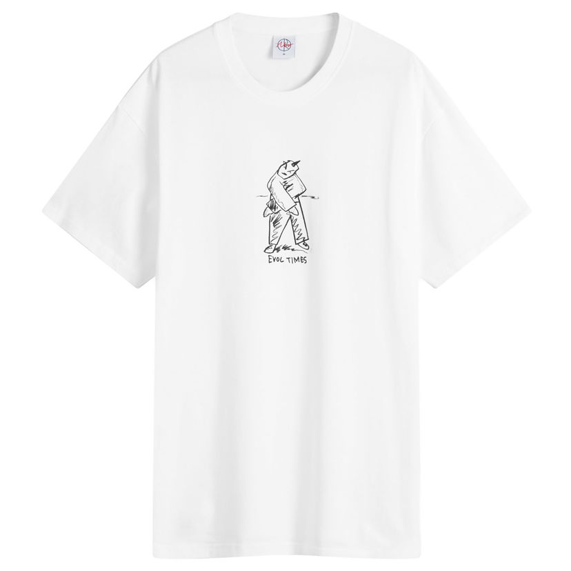 T-shirt Polar Skate Co. Evol Times Graphic T-Shirt - White Hvid | PSC-W24-26