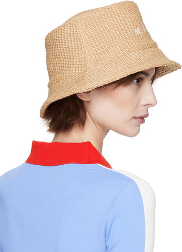 Hat Marni Embroidered Bucket Hat Lyserød | CLMC0067S1 UAC004, 2
