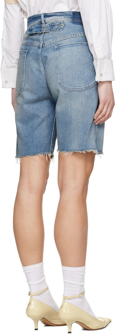Shorts Maison Margiela Maison Margiela Faded Denim Shorts Blå | S50MU0086 S30383, 2