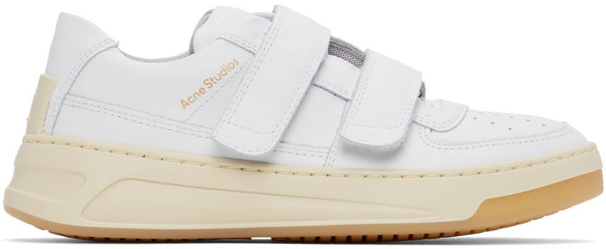 Sneakers og sko Acne Studios Velcro Strap Sneakers W Hvid | AD0256-, 0