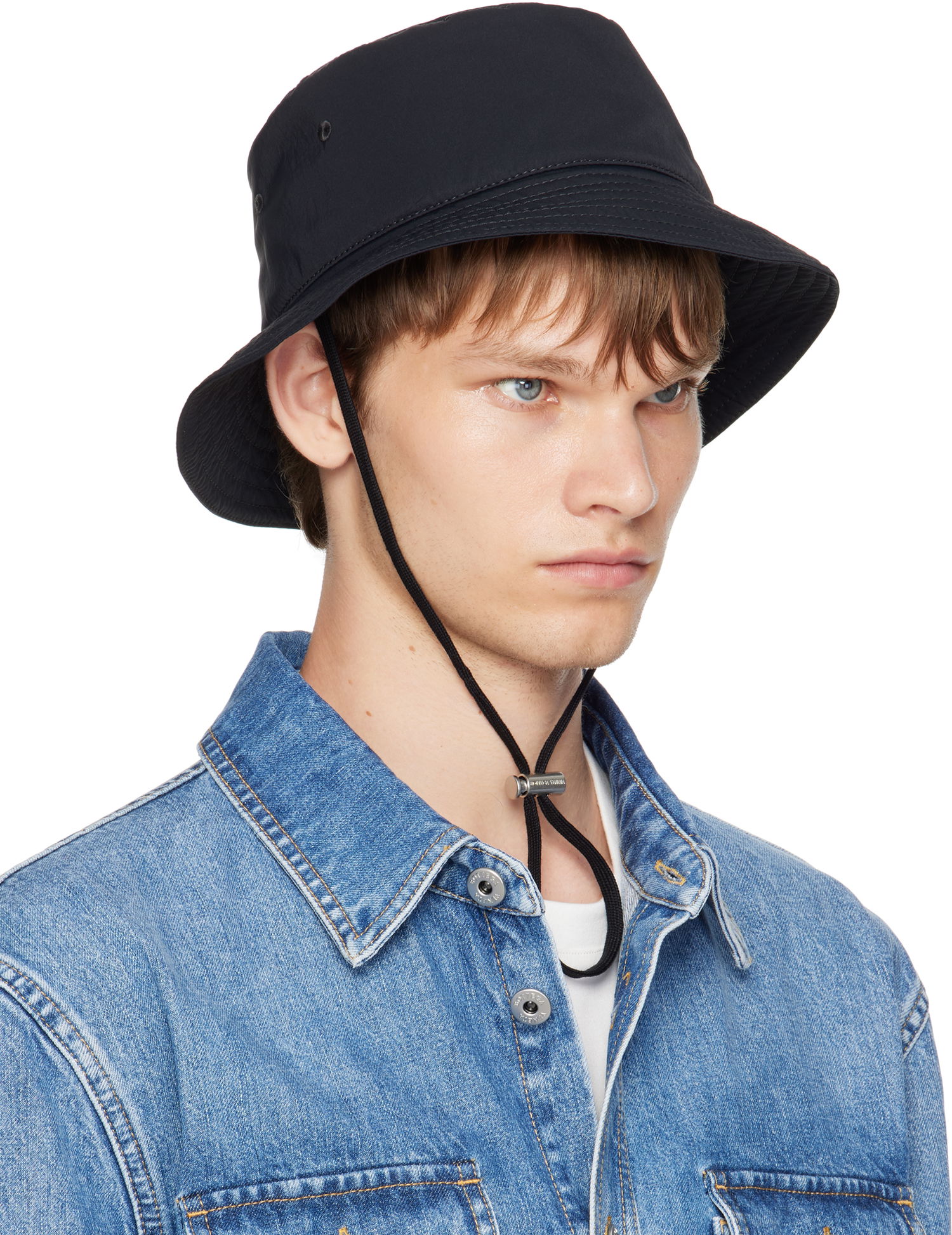 Hat Bottega Veneta Bottega Veneta Tech Nylon Bucket Hat Sort | 836051V5O301000, 1